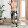 thumbnail image 6 of Lsque Daisy Guinea Pig Print Men's Pajama Pants, Lounge Pant - Comfortable Home Wear,Elastic Waistband, Stylish Design-Large, 6 of 9