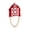 Red, variant on Country Living Faux Leather Green Tractor Dog Chew Toy