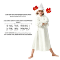 thumbnail image 2 of Halloween Ghost Costume, Adorable White Ghost Dress with Flame Headpiece, Halloween Decoration Ghost Onesie Soft Breathable Fabric Performance Clothes - Trick-or-Treating, 2 of 7