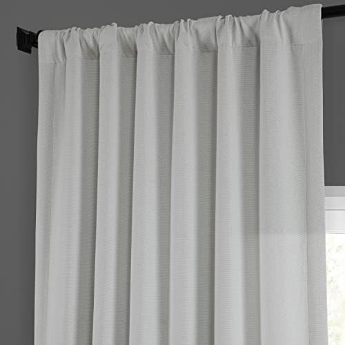 HPD Half Price Drapes BOCH-LN185-P Faux Linen Room Darkening Curtain 1 Panel ...