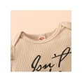 thumbnail image 5 of Seyurigaoka Summer Baby Girls 3 Pieces Outfit, Short Sleeve Letter Embroidery Romper + Floral/Leopard Print Shorts + Headband Set, 5 of 9