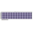 thumbnail image 2 of Ambesonne Checkered Fabric by the Yard Upholstery, Vibrant Classical, 2 Yards, Maroon Royal Blue White, 2 of 4