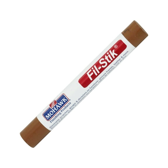 5 Pack Mohawk Fill Stick (Fil-Stik) Putty Pencil Stick, Medium Dark Walnut