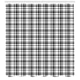 thumbnail image 3 of Ambesonne Plaid Shower Curtain, Black and White Grid, 69"Wx84"L, Black White, 3 of 3