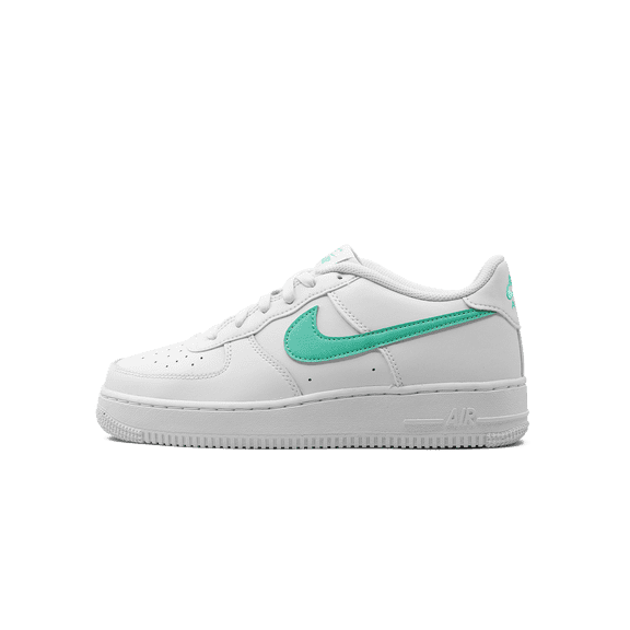 NIKE GRADE SCHOOL Air Force 1 Low GS "Summit White Emerald Rise" DV7762 104 DV7762 104 from Stadium Goods