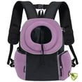 thumbnail image 7 of PetAmi Dog Carrier Backpack, Hands Free Front Pet Carrier, 10 lbs, Purple, 7 of 7