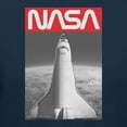 thumbnail image 3 of Teelocity NASA Shuttle Graphic T-Shirt (Large, Navy), 3 of 4