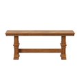thumbnail image 3 of iNSPIRE Q Farmhouse Transitional 47.2" Wood Bench, Oak, 3 of 6