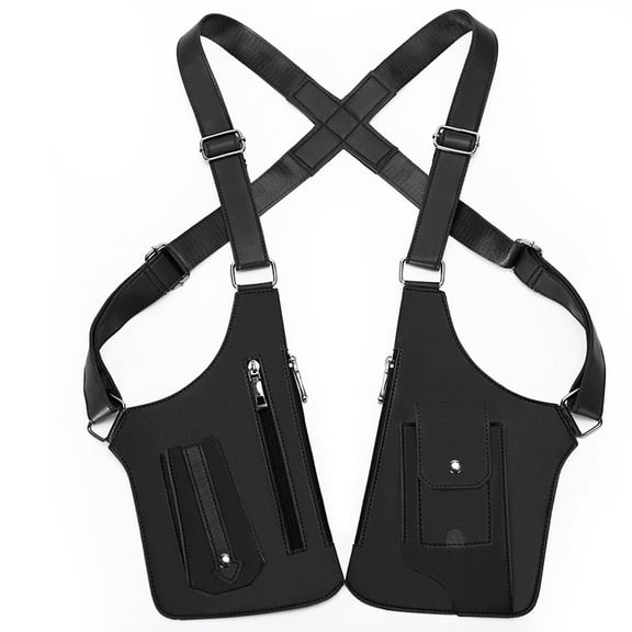 Underarm Anti-Theft Bag,Hidden Shoulder Holster,Double Storage Pouch,Phone Wallet PocketTravel Accessory for Men Women to Carry Phone Key Cash Anti-Pickpocket.