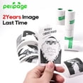 thumbnail image 4 of 58mm Mini Photo Printer Paper Rolls Thermal Paper 57x30MM White Color Gift DIY Sticker Label Receipt Bill for Peripage A6 A8 P1 2 Year Paper 6Rolls, 4 of 6