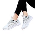 thumbnail image 3 of VBARHMQRT Female Barefoot Shoes Women Dressy Men and Women Shoes Comfortable Mesh Breathable Couple Running Sneakers Walking Sneakers for Women White Fashion Sneakers for Women, 3 of 7