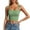 Green, variant on Lixiuxyad Built-in Bra Tank Tops Sleeveless Square Neck Stretch Cropped Tank Top Camisole For Casual Wear And Layering,Green