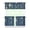 Starry Night, variant on Gothic Celestial Kitchen Curtains Set of 3 - Sun Moon Astrology Print Starry Night Tier Curtains with Valance, Semi-Sheer Rod Pocket Farmhouse Window Panels 54x18 & 27.5x24 Inch