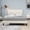 Beige, variant on NNV Twin Size Bed Frame Linen Upholstered Platform with Adjustable Headboard,Black