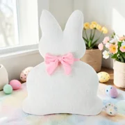 Easter Bunny Plush Pillow Soft Decorative Accent Cushion