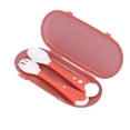 thumbnail image 4 of Ccdes Baby Training Spoon Fork,Toddler Spoons Forks,2pcs Baby Utensils Spoon Fork Set Bendable Toddler Feeding Training Spoon With Storage Case For Training Weaning Pink, 4 of 8