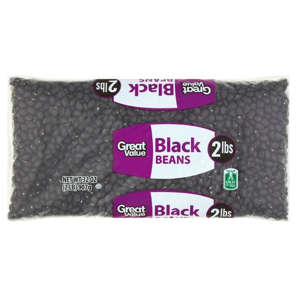 Great Value Black Beans, 32 oz