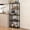 Amber Pine & Black, variant on HOMLUX 5-Tier 57.4" Open Shelf Bookcase, Compact Storage Bookshelf for Living Room Bedroom Office, Espresso & Black