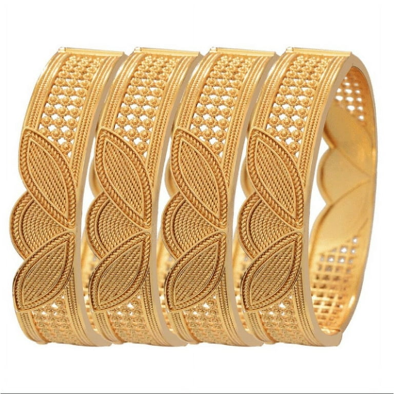 Real 18K Gold Bangle Plated |Gold filled Bangles| Indian Bangles