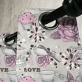thumbnail image 4 of Ambesonne Tea Party Grommet Curtain, Romantic Roses Birds, 50" x 63", Pale Pink Dust, 4 of 6