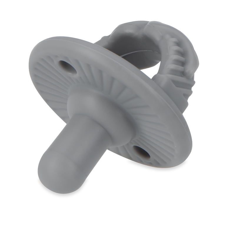Nuby 3-D Sili Soother Pacifier, 2 Pack, Rocket & Mustache photo 8