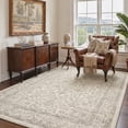 thumbnail image 3 of KUETH Modern 8x10 Area Rugs for Living Room, Non Slip Machine Washable Retro Rugs, Low Pile Chenille Print Rug for Bedroom, Dining Room, Home Office, 3 of 4