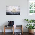 thumbnail image 3 of Art.com Clipper Ship Stretched Canvas Print Wall Art by Jack Wemp, 36" x 24", 3 of 4