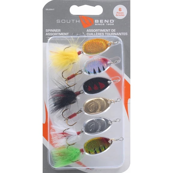 South Bend Spinner Assortment, 6-piece