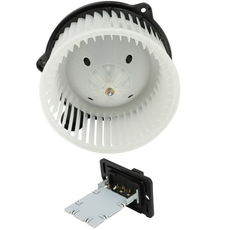 AUTOMUTO 700258 HVAC Blower Motor & Heater Blower Resistor Kit Fit for 2013-2018 for Hyundai Santa Fe/2011-2015 for Kia Sorento 97113-1U000,97113-2B005,PM4036,971131U000,97113B8000 AC Blower Motor