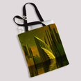 thumbnail image 2 of PKQWTM Modern Alien City Computer Artwork Canvas Shoulder Bags Handbags Tote Bags Shopping Bag, 2 of 2