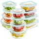 thumbnail image 1 of Contenedores de vidrio para almacenamiento de alimentos HOMBERKING, 12 juegos, azules, 1 of 7