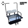 thumbnail image 2 of Hardcore Parts Rear Flip Seat For Club Car DS Golf Cart 1982-2000 Model (White Cushion w/t Grab Bar Attachment), 2 of 2