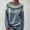 Blue, variant on Endives Women's Sweaters Isle Geometric Print Crew Neck Long Sleeve Knit Pullover Sweater Casual Fall Top M