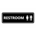thumbnail image 2 of Signs ByLITA Standard All Gender Restroom Sign (Black) - Medium 1 Pack, 2 of 4