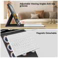 thumbnail image 2 of Funda Teclado KVTVOU para iPad 9ª/8ª/7ª Generación (10.2 Pulgadas, 2021/2020/2019), Teclado Bluetooth Inalámbrico Magnético Desmontable, Funda Folio con Soporte y Porta Lápiz, Negro, 2 of 9
