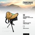 thumbnail image 2 of Travel Chair Slacker Chair, Outdoor Portable Tripod Chair with Repreve Fabric, Recycled Material, Camping Stool, 2 of 5