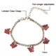 thumbnail image 3 of Pulsera de tobillera de mariposa de cadena de pedrería, tobillera de mariposa de cristal, tobillera de cadena de pie, joyería de tobillera de pedrería, 3 of 6