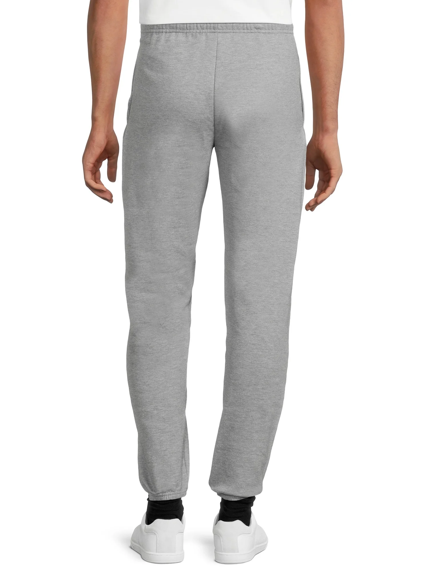 Athletic Works Men's Fleece Elastic Bottom Sweatpants, Sizes S-4XL