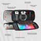 thumbnail image 4 of YUOY Funda portátil para Nintendo Switch 2 (2025) – Incluye 2 protectores de pantalla HD, 10 ranuras para juegos, carcasa EVA reforzada y forro ultra suave (plateado), 4 of 7