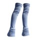 thumbnail image 2 of Calcetines sin pie para cubrir las botas de patinaje artístico. Calcetines para patinar sobre hielo. Calentadores de piernas para espectáculos y práct Azul, 2 of 8