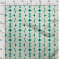 thumbnail image 2 of oneOone Cotton Cambric Fabric Diamond Geometric Print Fabric BTY 56 Inch Wide, 2 of 4