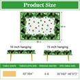 thumbnail image 4 of St Patricks Day Rectangle Tablecloth 60 x 84 Inch, Lucky Shamrock Clover Decorative Table Cloth Dining Table Cover, Spring Irish Ladybug Dinner Party Picnic Decoration, 4 of 6
