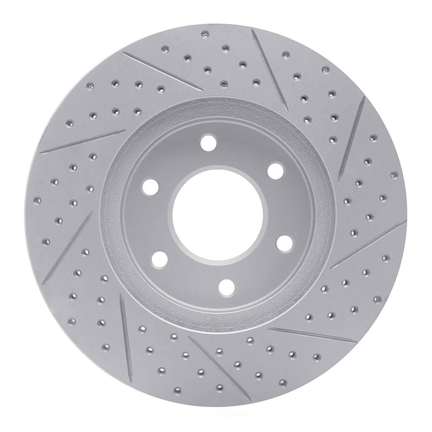 Dynamic Friction Company 830-47069L DFC Geoperformance Rotor - Drilled and Slotted