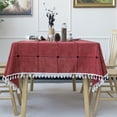 thumbnail image 4 of Fashion Waterproof Processing Of Tablecloth, Nordic Tabletop Cover, Linen Cloth Aterproof And stain Resistant, Simple Maintenance, Stain Resistant Thick Square Circular Tabletop, 4 of 5