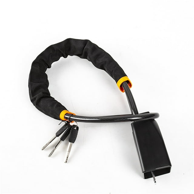 Kieccall Heavy-Duty Car Steering Wheel Lock with Seat Belt Buckles - Sturdy Anti-Theft Security Device for Vehicle Protection
