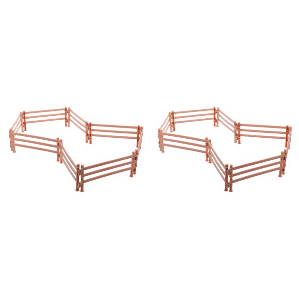 TINKSKY Fence Horse Fence Toy Mini Barn Garden Accessories Paddock