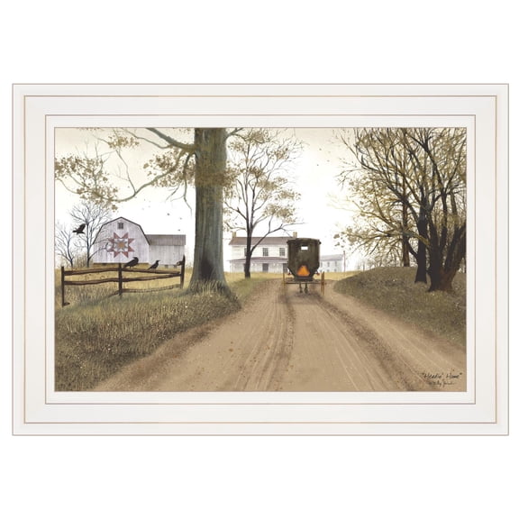 TrendyDecor4U Headin' Home By Billy Jacobs Framed Print BJ158D-226G
