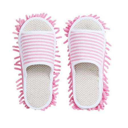 

1 Pair Multifunction Mop Slippers Shoes Fiber Dust Mop Shoes for Home Cleaning
