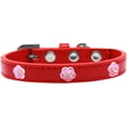 thumbnail image 3 of Dog, Puppy  Pet Widget Fashion Collar, "Bright Pink Roses", 3 of 5