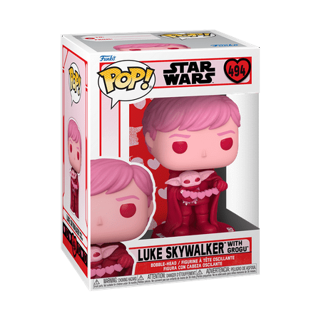 Funko - POP Star Wars: Valentines S2- Luke & Grogu